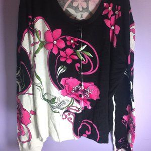 Sylvia OH by Le Mieux Studio Cardigan Sweater Size 4